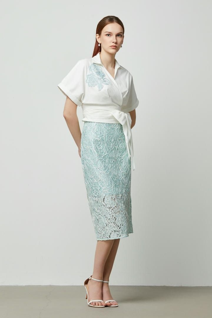 Pencil Lace Skirt