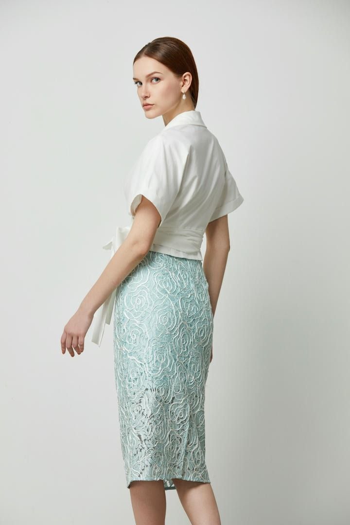 Pencil Lace Skirt