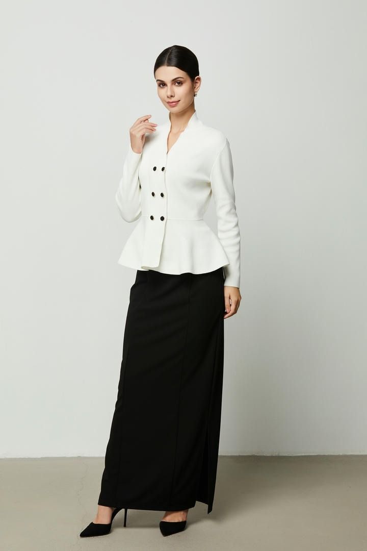 Peplum Elegance Cardigen