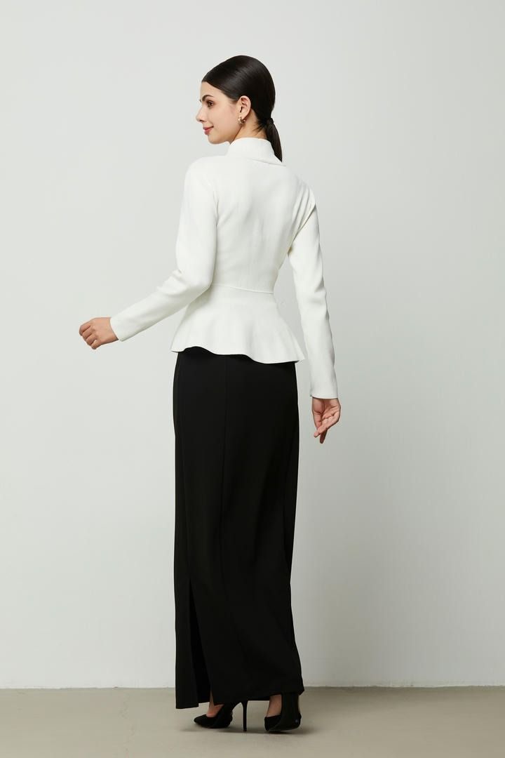 Peplum Elegance Cardigen