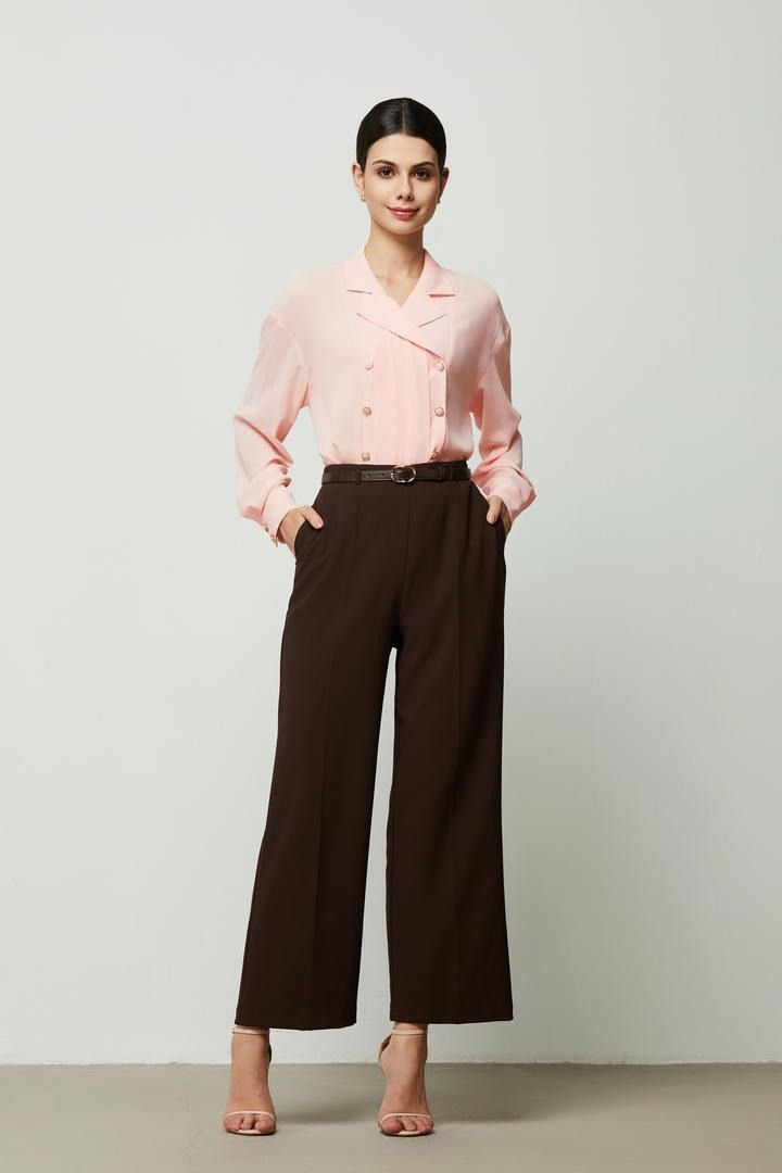 Classic Belted Pants