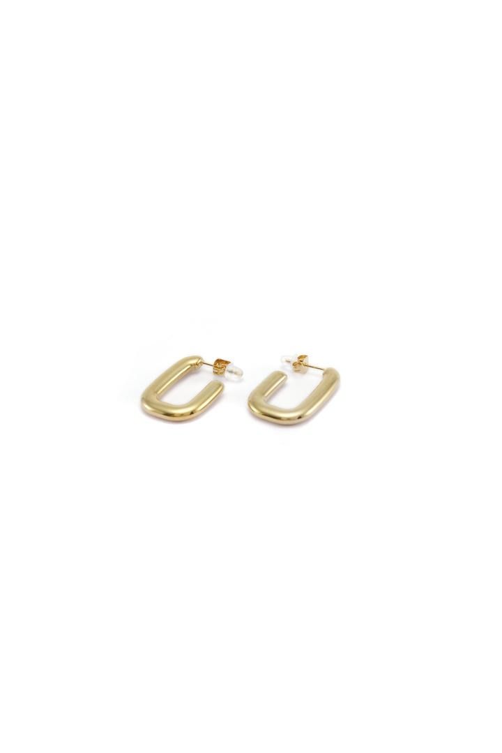 Modern Geometric Hoop Earrings