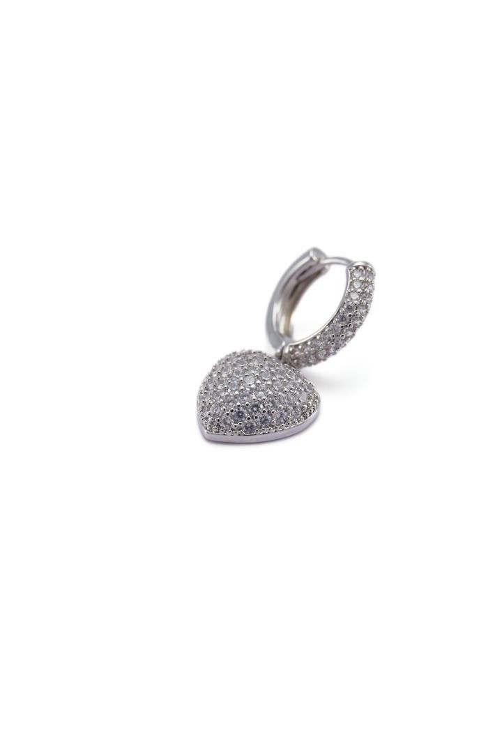 Double Drop heart Earrings