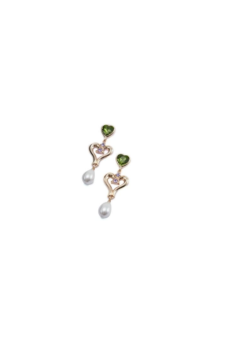 Heart Drop Earrings