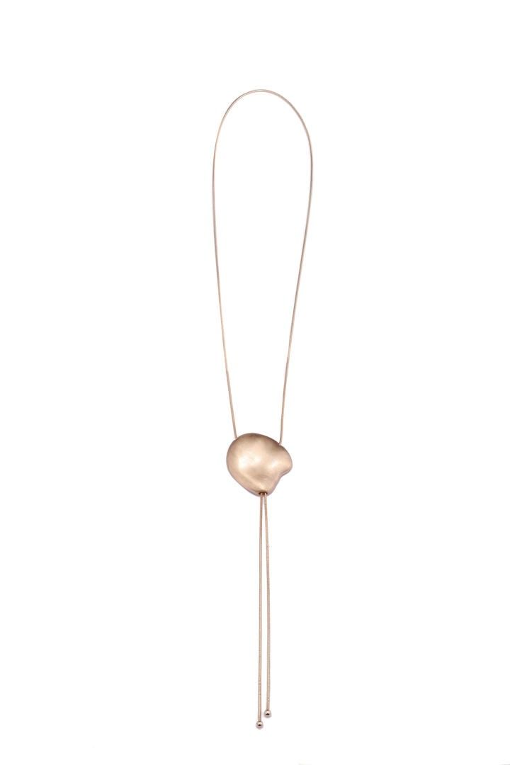 Long Gold Tone Necklace