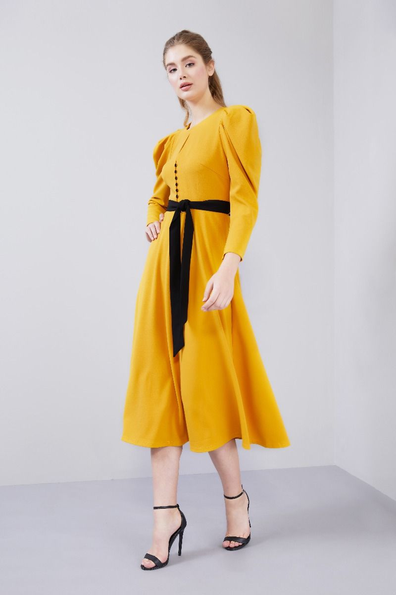 Classic Yellow Dress