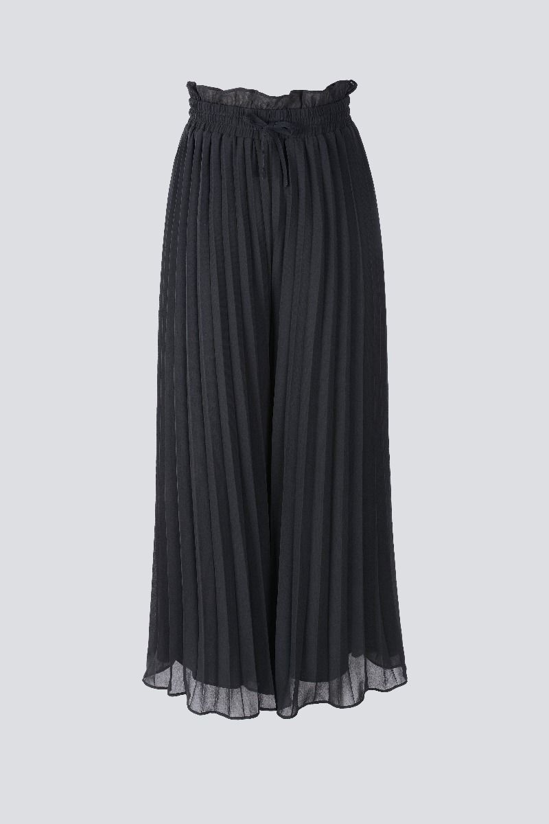 pleated chiffon culotte 