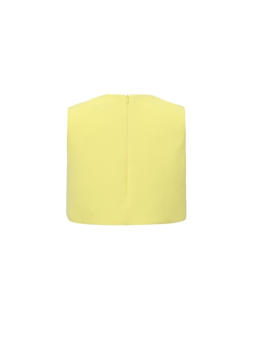 Kids Yellow Crepe Top