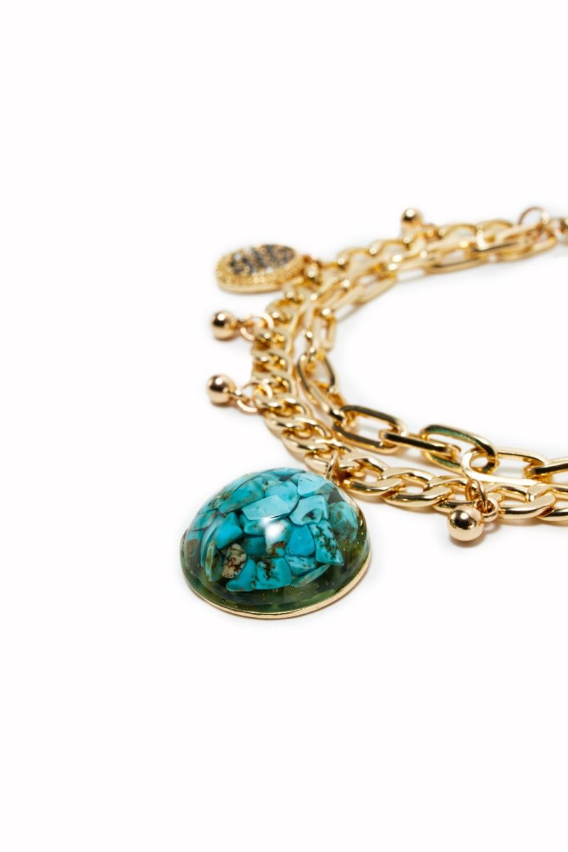 Multi layer chains bracelet