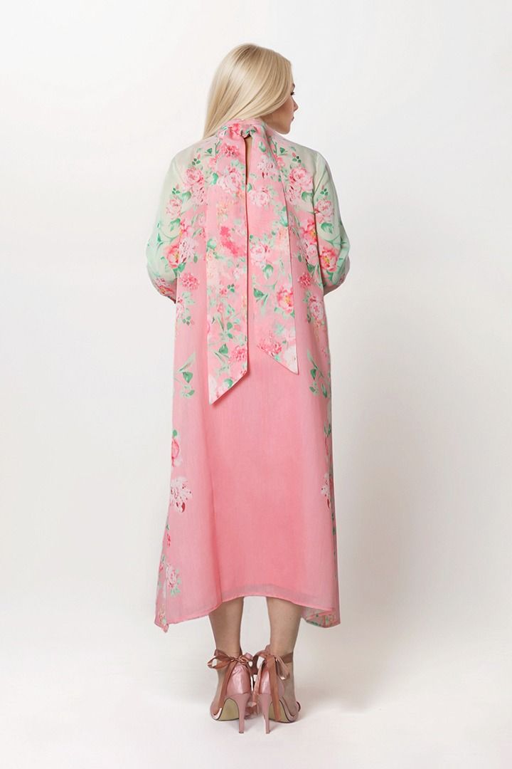 Printed loose-cut kaftan
