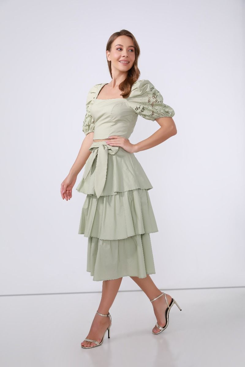 layered skirt