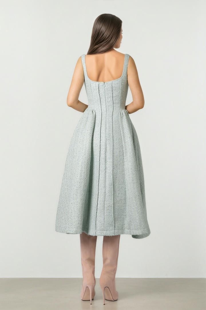 Twill A-Line Dress