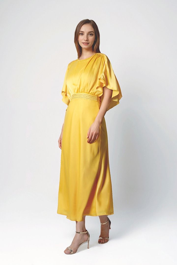 embellished belted dress