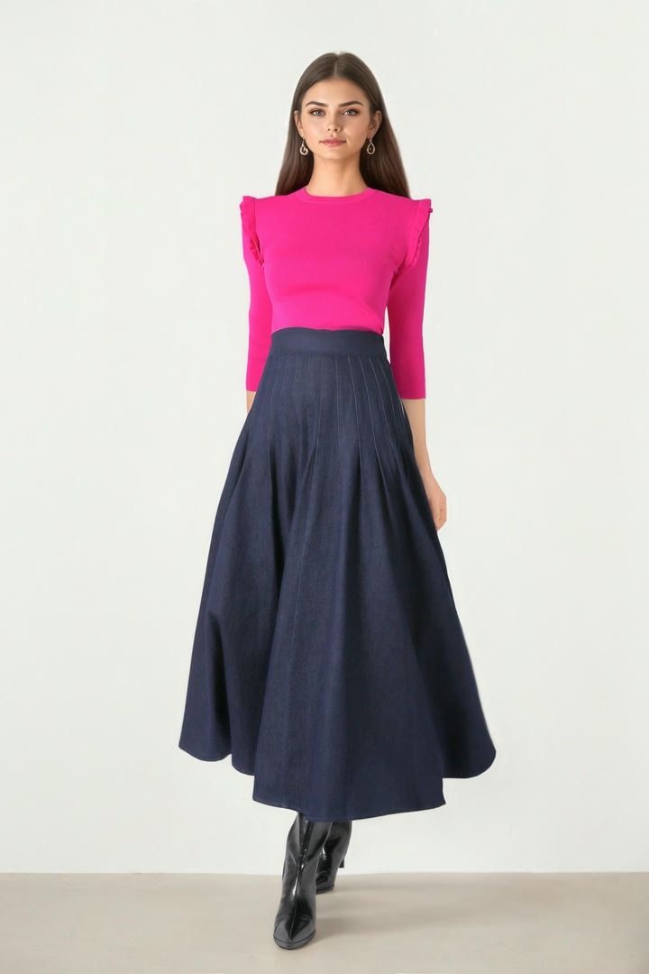 Fuchsia Knit Top