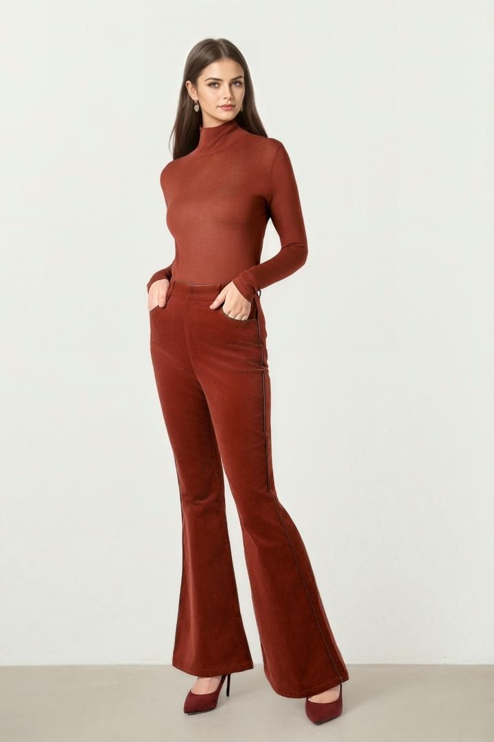 Turtleneck Knit Pullover