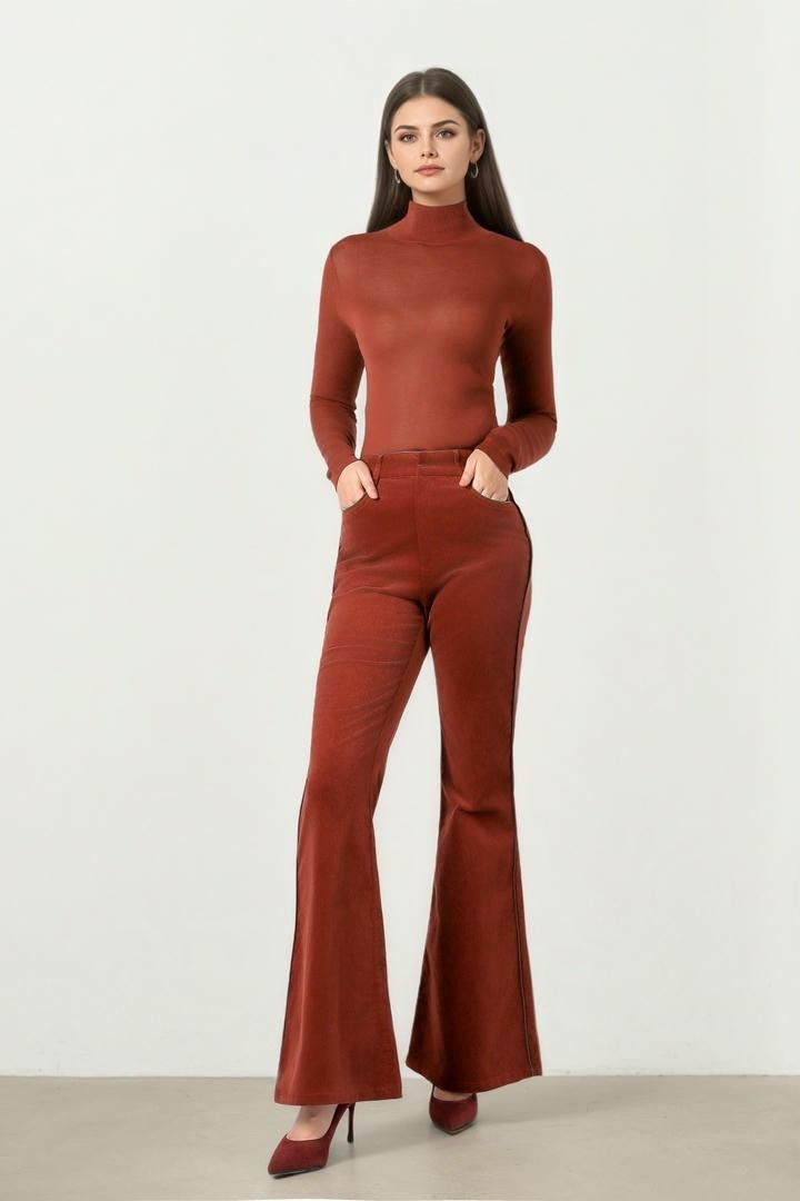 Turtleneck Knit Pullover
