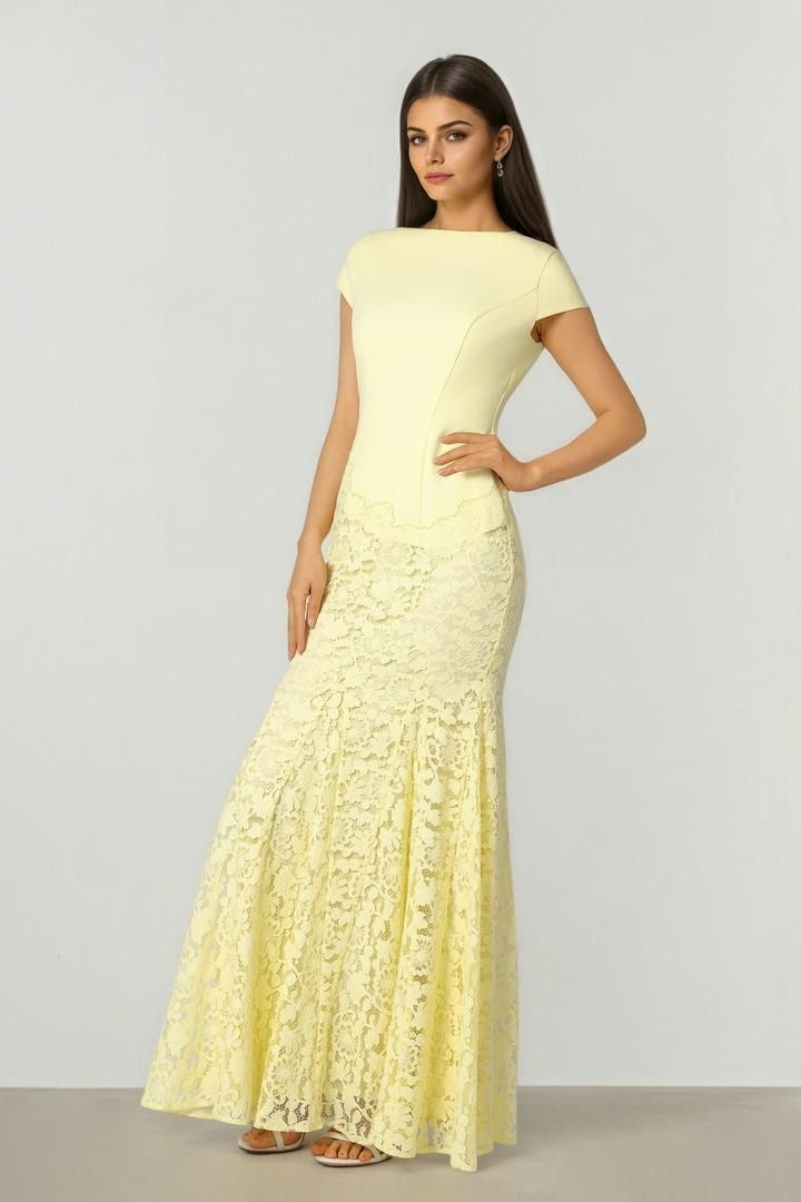 Lace Hem Dress