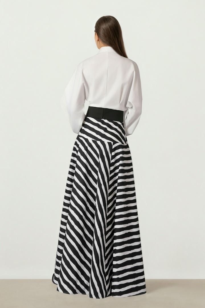 PRINTED LONG SHIRT DRESS
