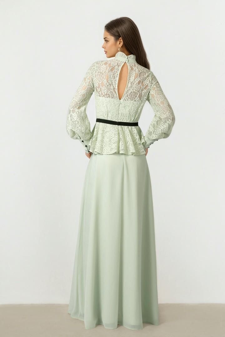 Lace Belt Dress