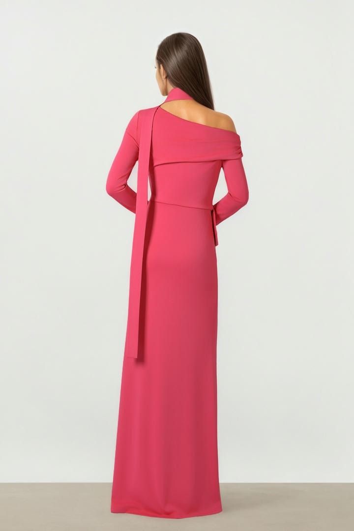 Asymmetric Maxi Dress