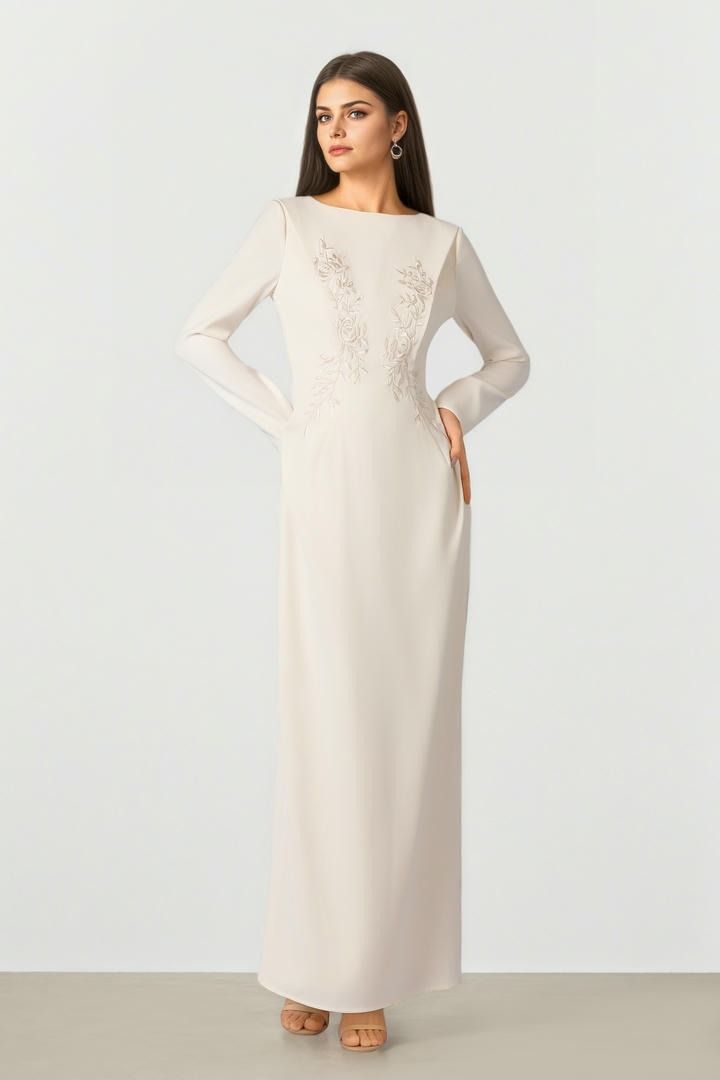 Cape Column Dress