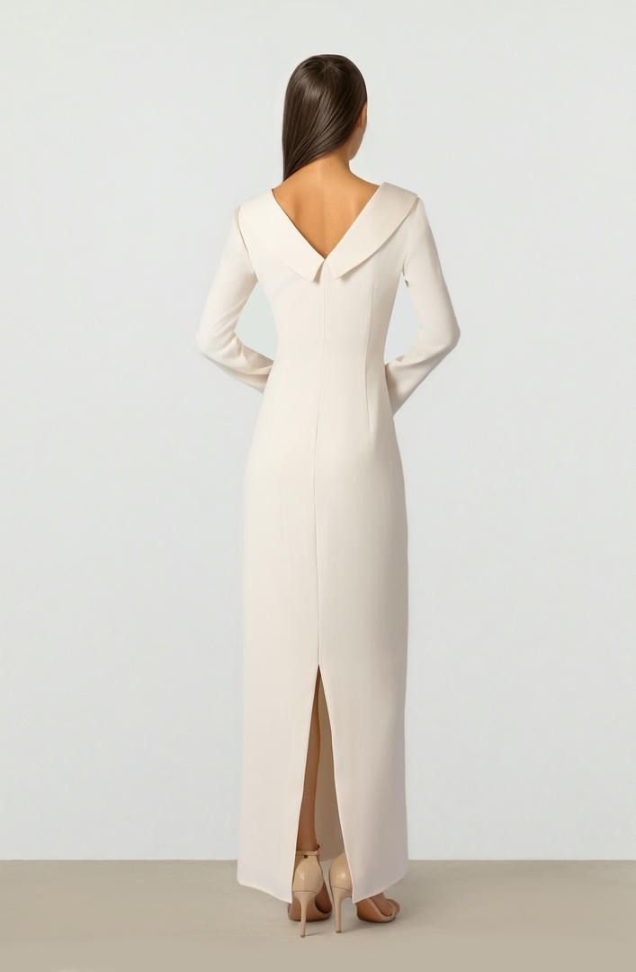 Cape Column Dress