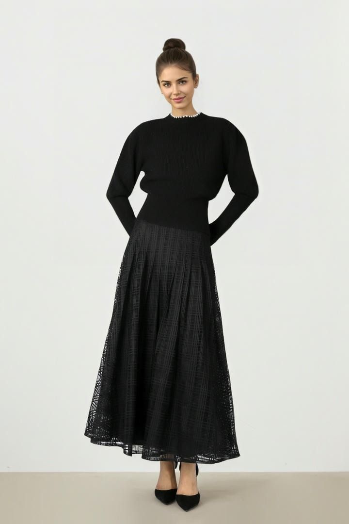 Black Crew Knit