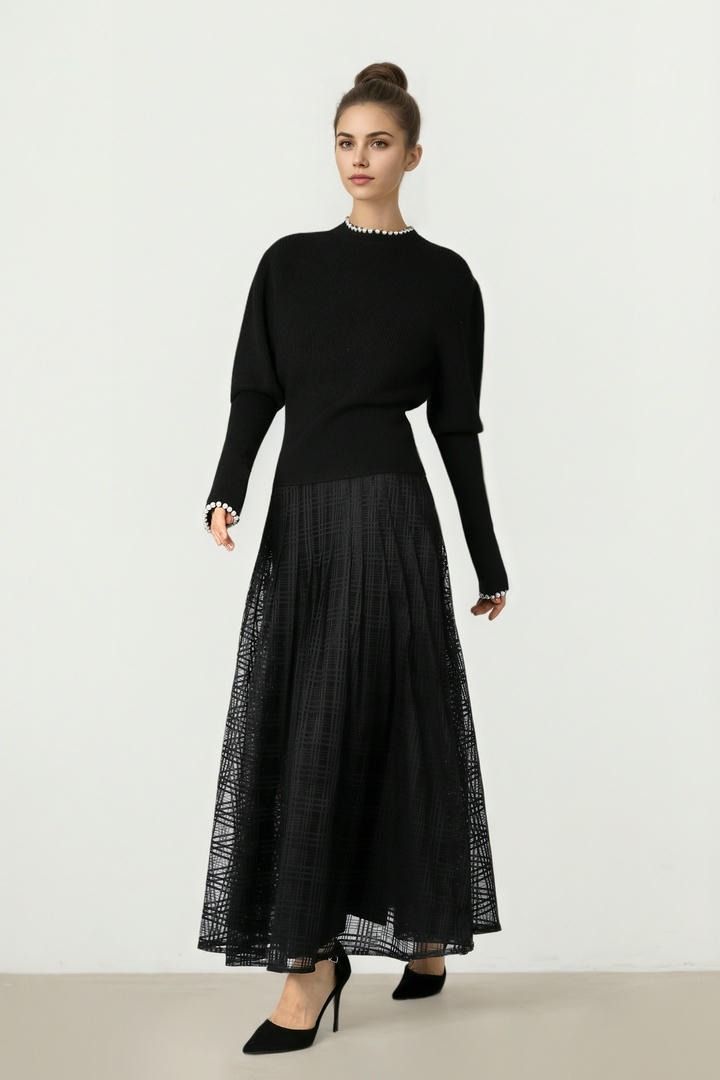 Black Crew Knit