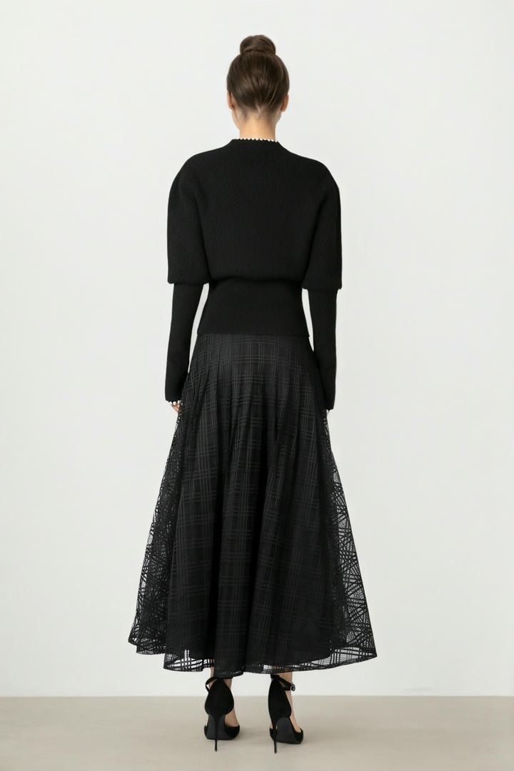Black Crew Knit