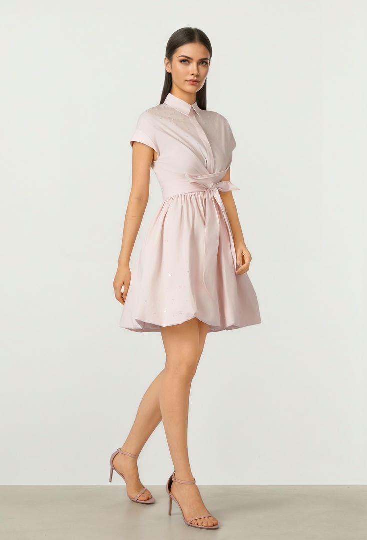 Belted Shirt Dress
