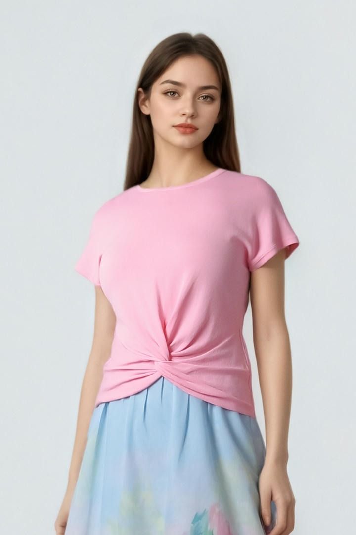 Twist Knot Detail Top