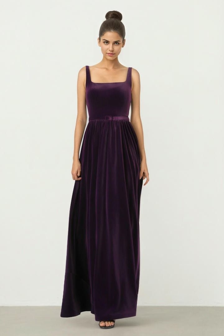 Maxi Plum Dress
