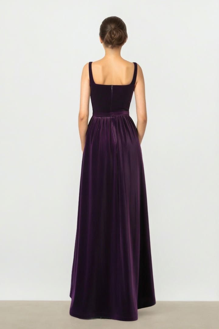 Maxi Plum Dress