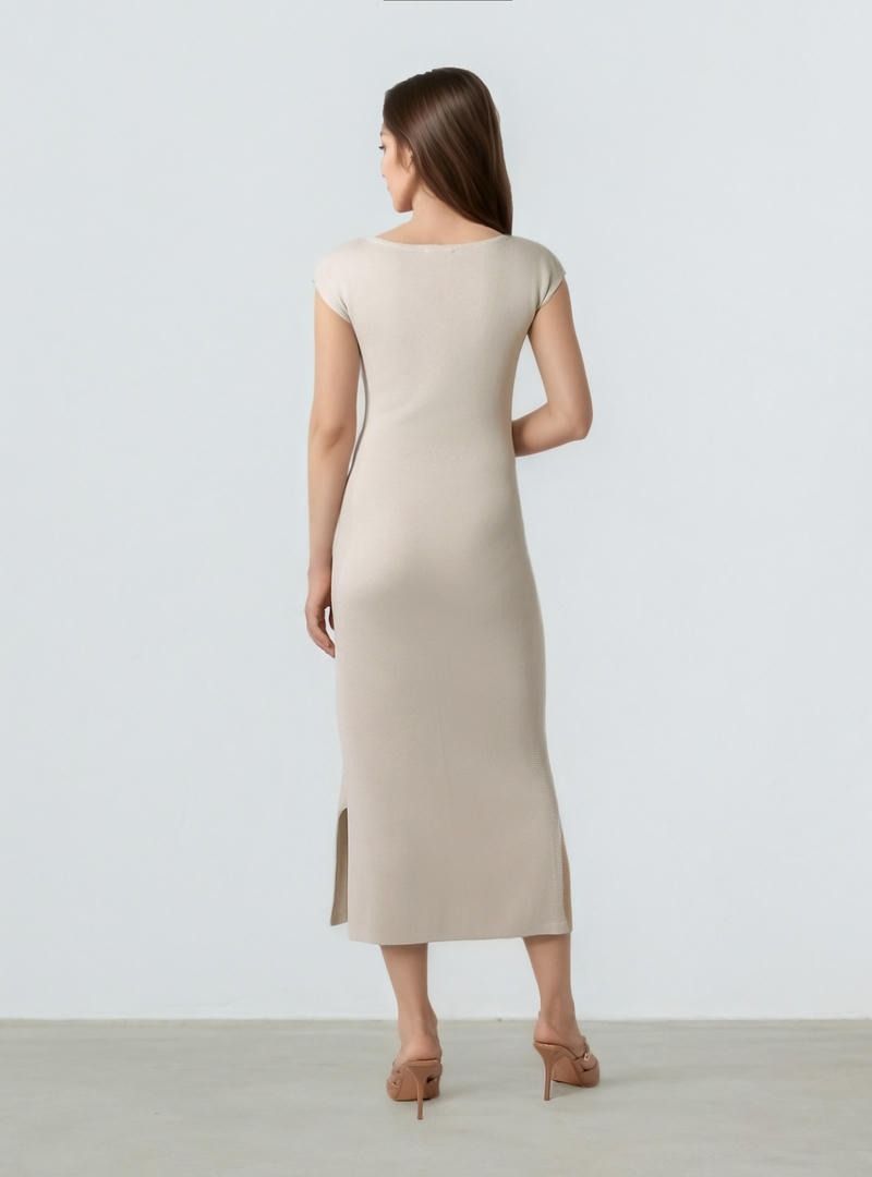 Fitted Knit Dress