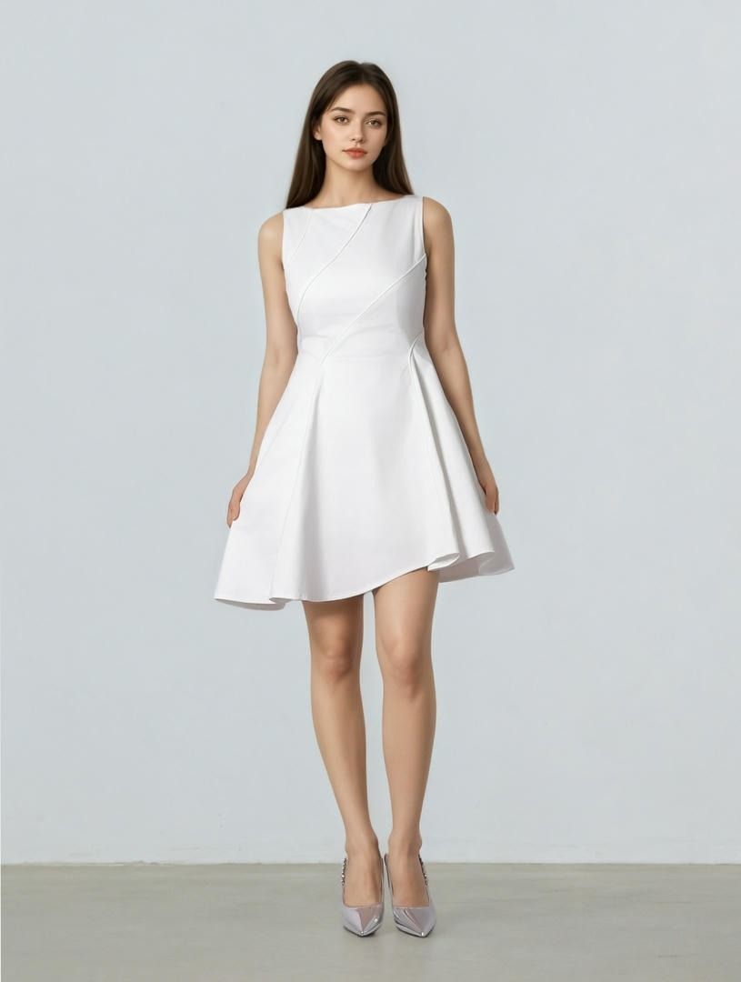 asymmetrical Hem Dress