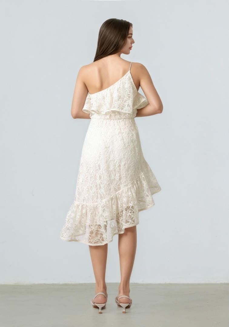 lace Asymmetric Dress