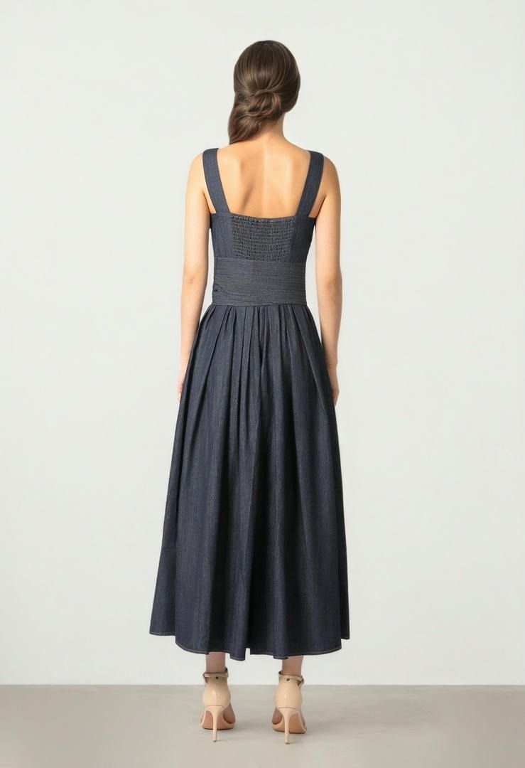 Indigo Denim Midi