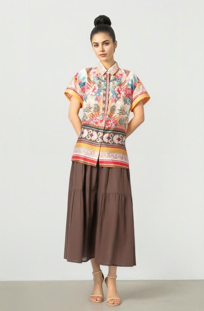 Printed Viscose Shirt