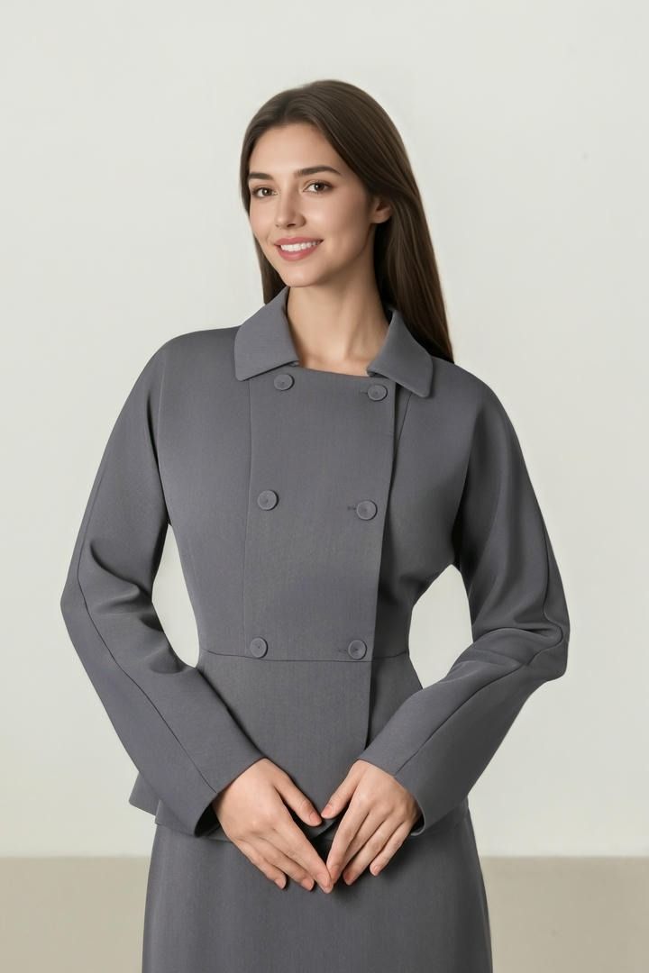Structured Peplum Jacket