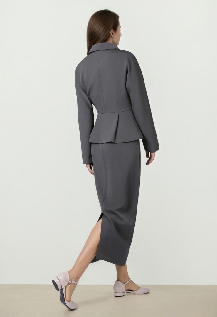 Structured Peplum Jacket