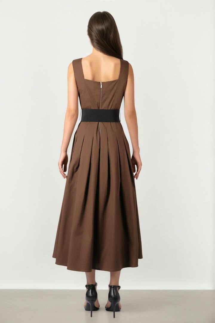 A-SHAPE MIDI DRESS