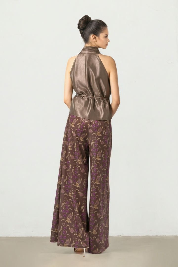 Wrap Taffeta Top