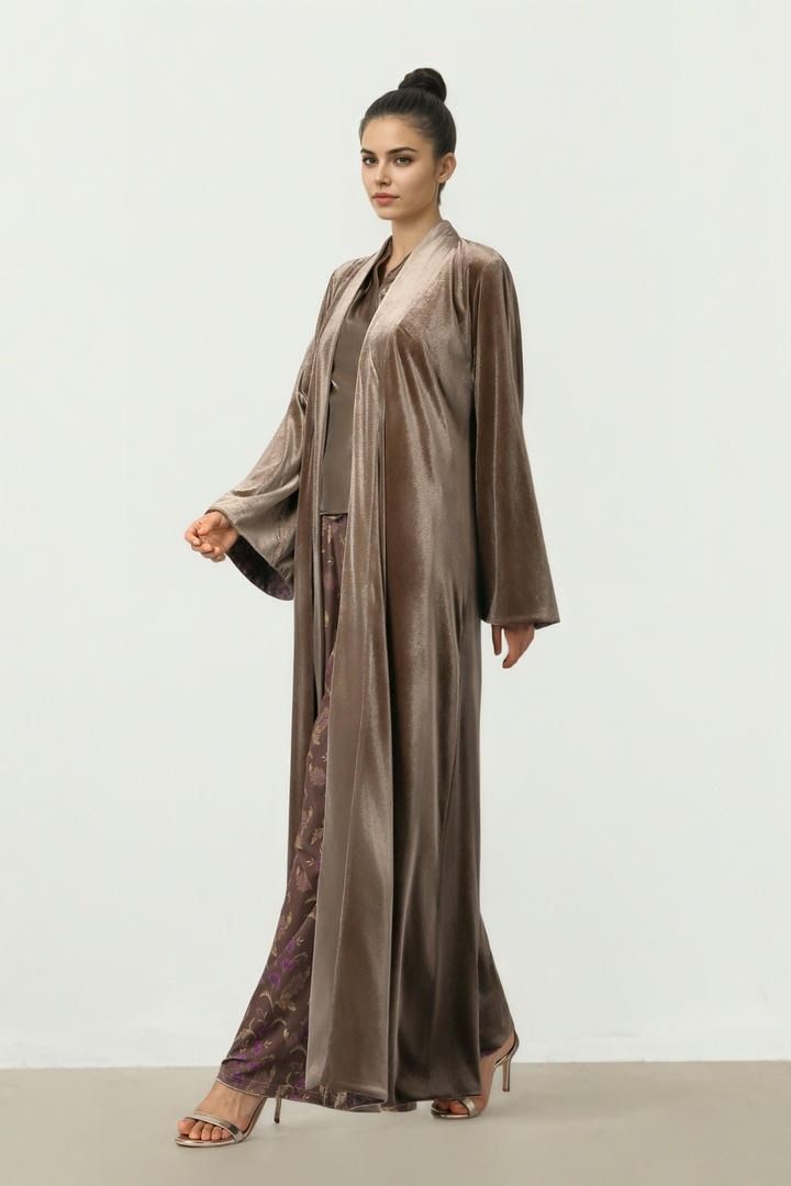 Velvet Abaya Jacket