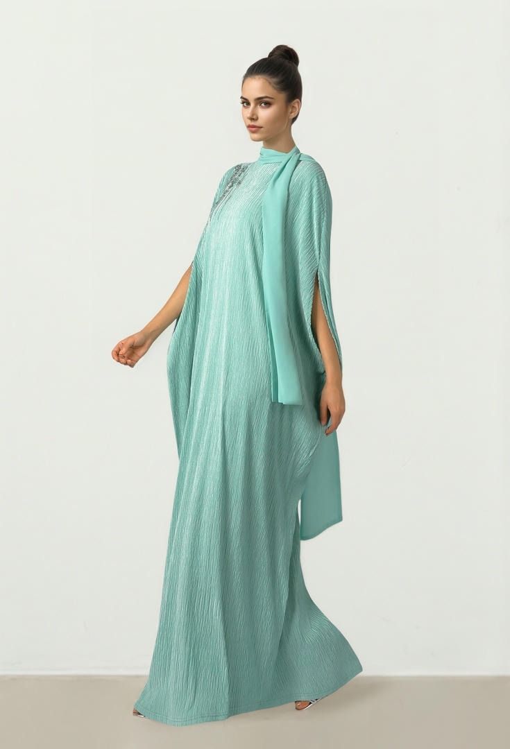 Velvet Embellished Kaftan