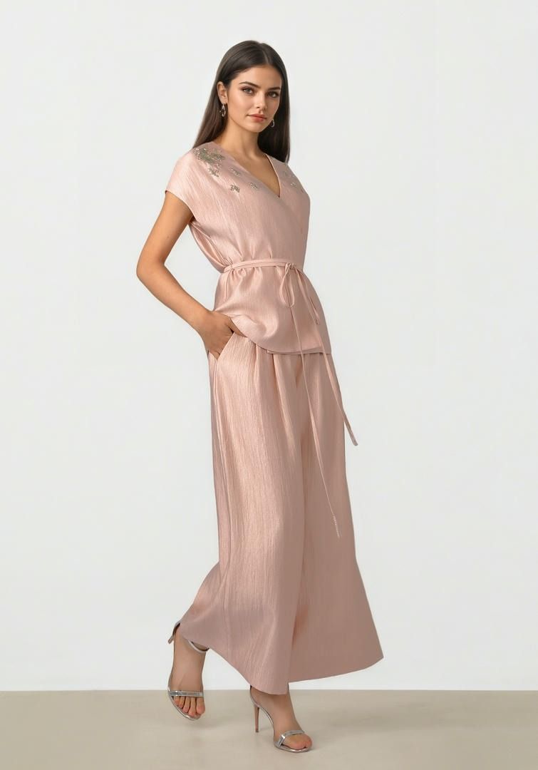 Crossover Taffeta Top