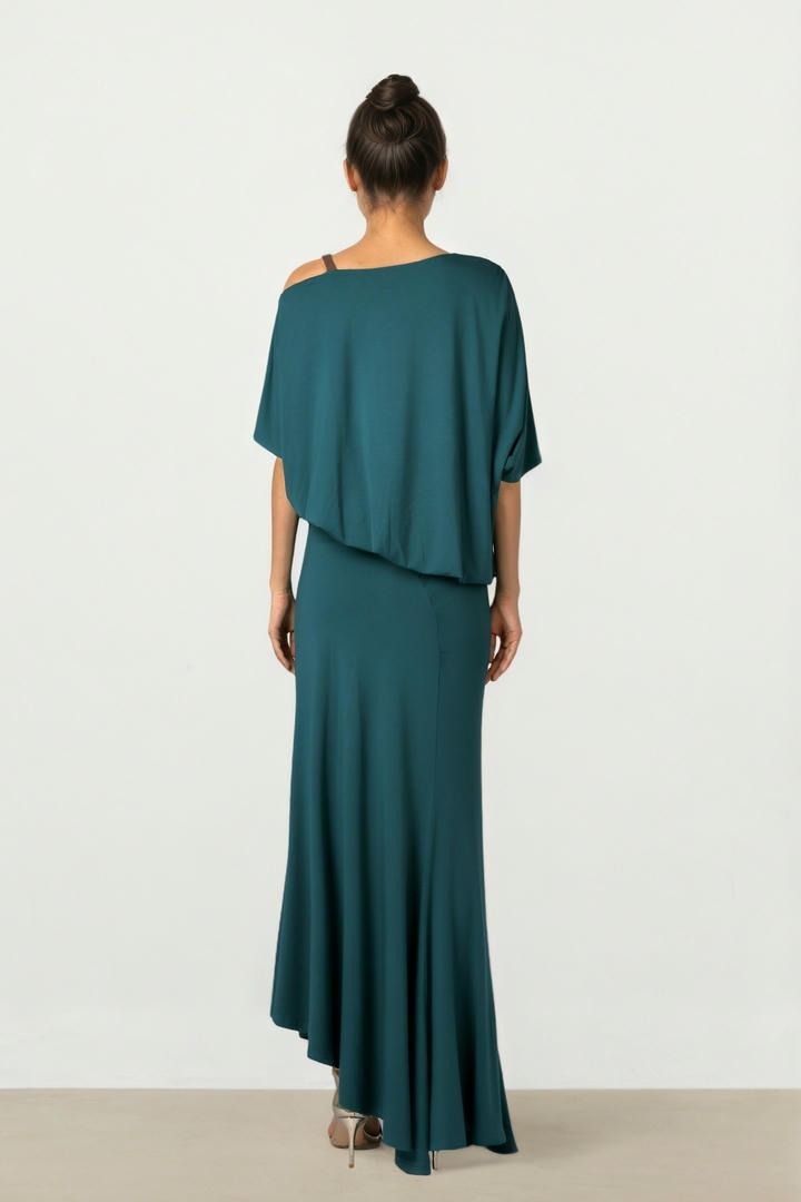 Draped Jersey Blouse