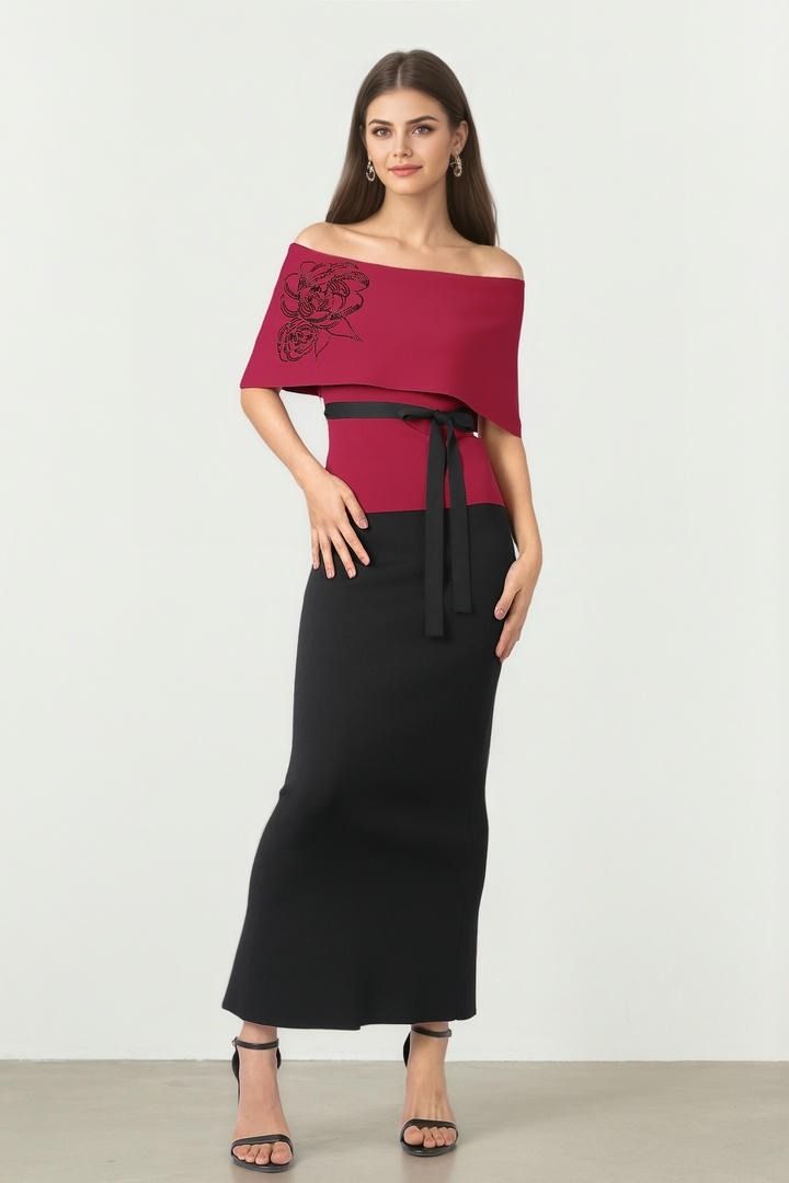 OFF SHOULDER BELTED TOP