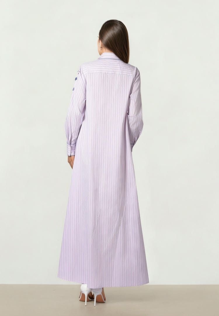 Pink Stripe Kaftan
