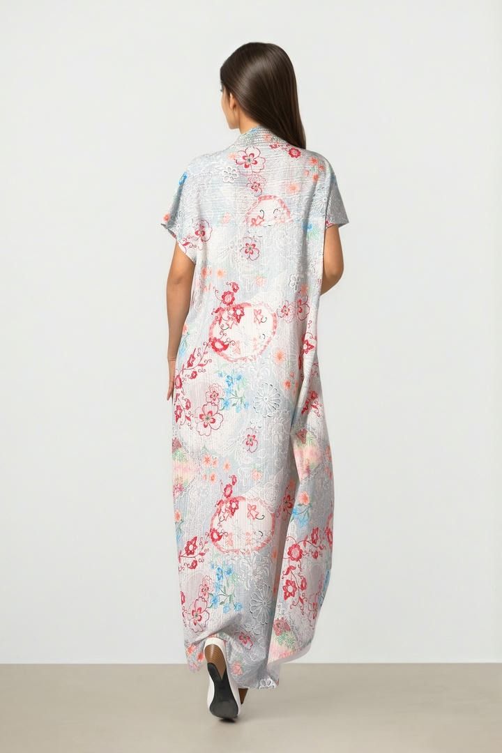Floral Cotton Kaftan
