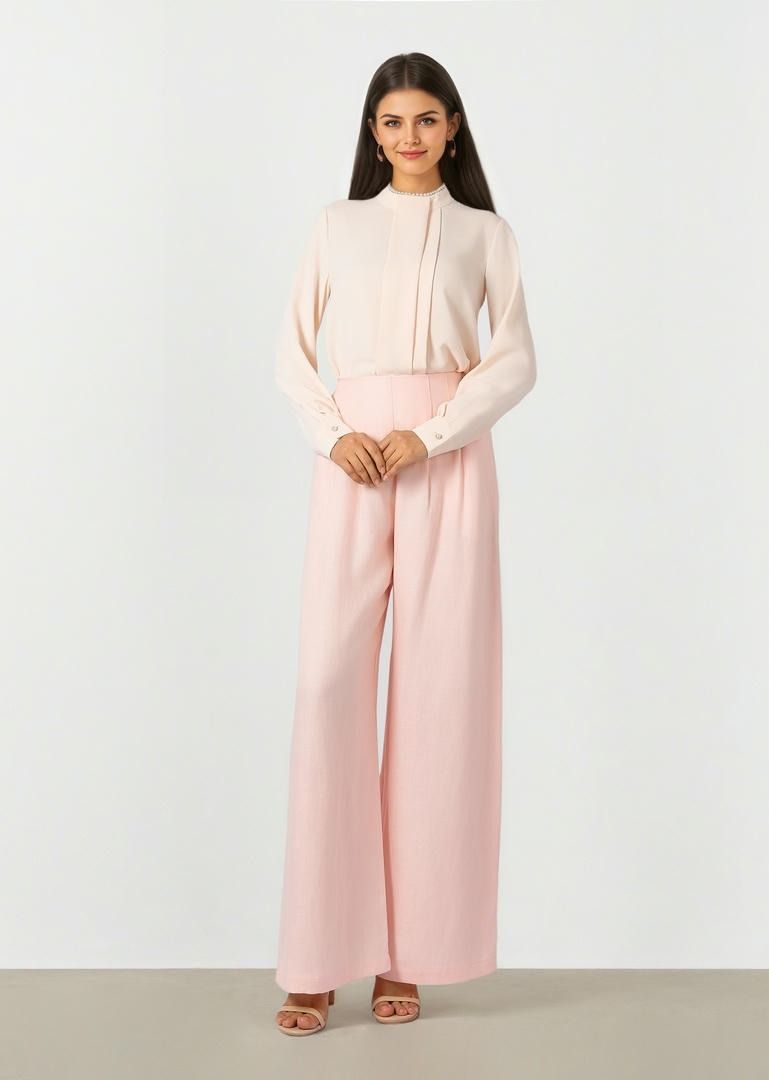 Classic Peach Blouse